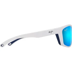 Lunettes Polarisées|Lunettes Femme<Maui Jim Lunettes de soleil Nuu Landing Blanc Blue Hawaii Mineral Superthin