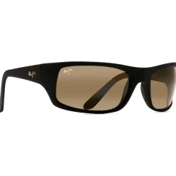 Outlet Lunettes de soleil Peahi Noir Mat Caoutchouc Hcl Bronze Minéral Superthin Lunettes Polarisées