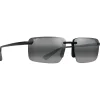 Lunettes Polarisées|Lunettes Femme<Maui Jim Lunettes de soleil Laulima Noir Mat Neutral Grey MauiPure