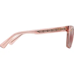Lunettes Femme|Lunettes Polarisées<Maui Jim Lunettes de soleil Hiwahiwa Shiny Transparent Antique Pink Maui Rose Mineral Superthin