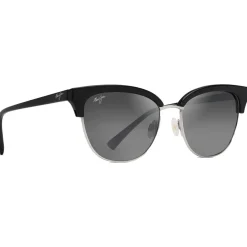 Lunettes Femme|Lunettes Polarisées<Maui Jim Lunettes de soleil Lokelani Noir Argent Gris Neutre MauiBrilliant