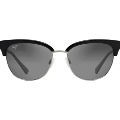 Lunettes Femme|Lunettes Polarisées<Maui Jim Lunettes de soleil Lokelani Noir Argent Gris Neutre MauiBrilliant