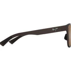 Lunettes Femme|Lunettes Polarisées<Maui Jim Lunettes de soleil Paulele Asian Fit Brun Mat Bronze HCL Minéral Superthin