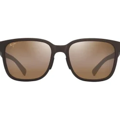 Lunettes Femme|Lunettes Polarisées<Maui Jim Lunettes de soleil Paulele Asian Fit Brun Mat Bronze HCL Minéral Superthin