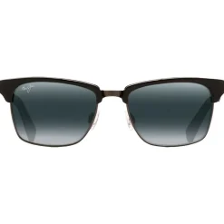 Lunettes Polarisées|Lunettes Femme<Maui Jim Lunettes de soleil Kawika Brillant Noir Gris Neutre MauiPure