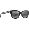 Lunettes Femme|Lunettes Polarisées<Maui Jim Lunettes de soleil Likeke Noir Crystal Neutral Grey Mineral Superthin