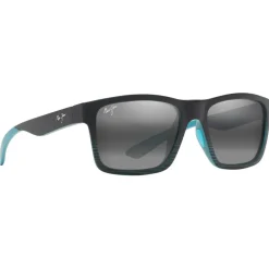 Lunettes de soleil The Flats Noir Bleu Sarcelle Neutral Grey Mineral Superthin Femme Lunettes Femme|Lunettes Polarisées