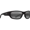 Hot Lunettes de soleil Mauklele Matte Black Neutral Grey Mineral Superthin Femme Lunettes Polarisées|Lunettes Femme