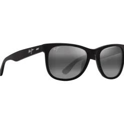 Lunettes Femme|Lunettes Polarisées<Maui Jim Lunettes de soleil Kikonia XL Matte Black Neutral Grey Mineral Superthin