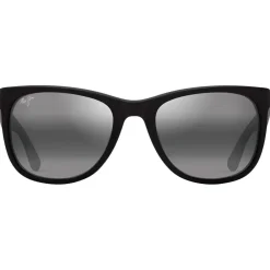 Lunettes Femme|Lunettes Polarisées<Maui Jim Lunettes de soleil Kikonia XL Matte Black Neutral Grey Mineral Superthin