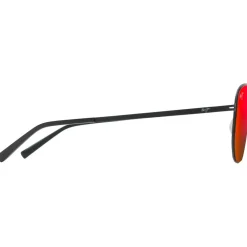 Sale Lunettes de soleil Shark's Cove Noir Mat Hawaii Lava MauiBrilliant Femme Lunettes Femme|Lunettes Polarisées
