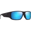 Online Lunettes de soleil Keha Asian Fit Noir Mat Bleu Hawaï Minéral SuperThin Femme Lunettes Femme|Lunettes Polarisées