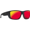 Lunettes Femme|Lunettes Polarisées<Maui Jim Lunettes de soleil Amberjack Matte Black Hawaii Lava MauiBrilliant