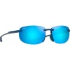 Lunettes Polarisées|Lunettes Femme<Maui Jim Lunettes de soleil Hookipa Ultra Asian Fit Metal Matte Blue Blue Hawaii MauiUltra