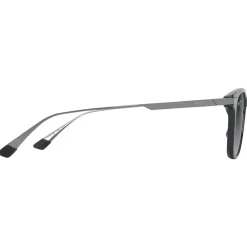Clearance Lunettes de soleil Mana'olana Noir Brillant Gris Acier Neutral Grey MauiBrilliant Femme Lunettes Femme|Lunettes Polarisées