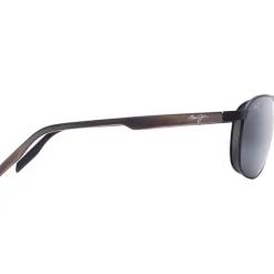Lunettes Femme|Lunettes Polarisées<Maui Jim Lunettes de soleil Castles Noir Mat Neutral Grey Mineral Superthin