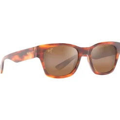 Lunettes Femme|Lunettes Polarisées<Maui Jim Lunettes de soleil Valley Isle Ecaille Hcl Bonze Mineral Superthin