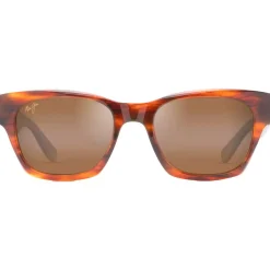 Lunettes Femme|Lunettes Polarisées<Maui Jim Lunettes de soleil Valley Isle Ecaille Hcl Bonze Mineral Superthin