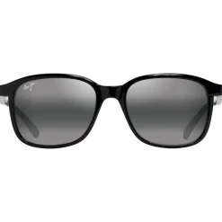 Lunettes Femme|Lunettes Polarisées<Maui Jim Lunettes de soleil Makuahine Asian Fit Noir Brillant Neutral Grey Minéral Superthin