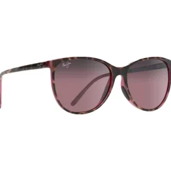 Lunettes Femme|Lunettes Polarisées<Maui Jim Lunettes de soleil Ocean Ecaille Framboise Maui Rose Minéral SuperThin