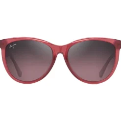 Hot Lunettes de soleil Glory Glory Framboise Transparente Maui Rose Minéral SuperThin Femme Lunettes Femme|Lunettes Polarisées