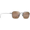 Clearance Lunettes de soleil Mekala Matte Dark Ruthenium Hcl Bronze MauiBrilliant Femme Lunettes Femme|Lunettes Polarisées