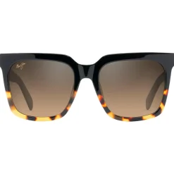 Lunettes Femme|Lunettes Polarisées<Maui Jim Lunettes de soleil Rooftops Noir Ecaille Hcl Bronze Mineral Superthin