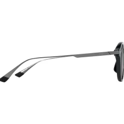 Lunettes Polarisées|Lunettes Femme<Maui Jim Lunettes de soleil Ka'ouo Asian Fit Noir Brillant Gris Acier Neutral Grey MauiBrilliant
