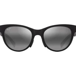 Lunettes Polarisées|Lunettes Femme<Maui Jim Lunettes de soleil Hulahe Matte Black Neutral Grey Mineral Superthin