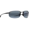 Online Lunettes de soleil Hookipa Noir Brillant Gris Neutre Polycarbonate Bidegrade Femme Lunettes Polarisées|Lunettes Femme