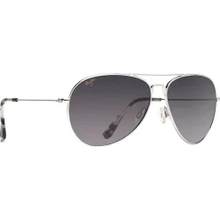 Lunettes Femme|Lunettes Polarisées<Maui Jim Lunettes de soleil Mavericks Argent Gris Neutre MauiPure