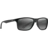 Sale Lunettes de soleil Onshore Noir Brillant Gris Neutre Minéral SuperThin Lunettes Polarisées