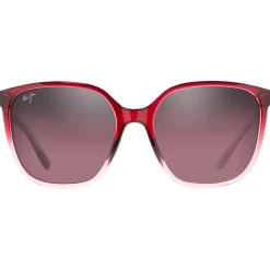Lunettes Femme|Lunettes Polarisées<Maui Jim Lunettes de soleil Good Fun Framboise Fondu Maui Rose Mineral Superthin