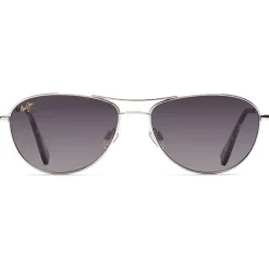 Lunettes de soleil Baby Beach Argent Gris Mauipure Femme Lunettes Femme|Lunettes Polarisées