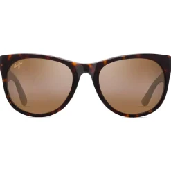 Lunettes de soleil Koaniani Asian Fit Shiny Dark Havana Hcl Bronze Mineral Superthin Femme Lunettes Femme|Lunettes Polarisées