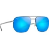 Lunettes Femme|Lunettes Polarisées<Maui Jim Lunettes de soleil Shark's Cove Gris Colombe Blue Hawaii MauiBrilliant