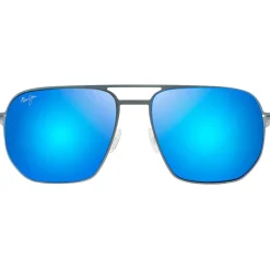 Lunettes Femme|Lunettes Polarisées<Maui Jim Lunettes de soleil Shark's Cove Gris Colombe Blue Hawaii MauiBrilliant