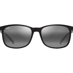 Lunettes Polarisées|Lunettes Femme<Maui Jim Lunettes de soleil Hulili Noir Mat Gris Neutre Minéral SuperThin