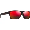 Clearance Lunettes de soleil Uila Asian Fit Havane Foncé Mat Hawaii Lava Minéral Superthin Femme Lunettes Femme|Lunettes Polarisées