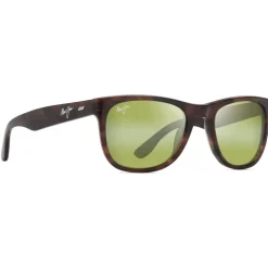 Lunettes de soleil Kikonia Shiny Melange Brown Havana Maui Ht Mineral Superthin Femme Lunettes Femme|Lunettes Polarisées