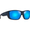 Clearance Lunettes de soleil Amberjack Bleu Marine Foncé Mat Blue Hawaii Mineral Superthin Femme Lunettes Femme|Lunettes Polarisées