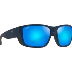 Clearance Lunettes de soleil Amberjack Bleu Marine Foncé Mat Blue Hawaii Mineral Superthin Femme Lunettes Femme|Lunettes Polarisées