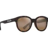 Lunettes Femme|Lunettes Polarisées<Maui Jim Lunettes de soleil Ihupani Asian Fit Havane Foncé Mat Bronze Hcl MauiPure