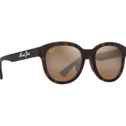 Lunettes Femme|Lunettes Polarisées<Maui Jim Lunettes de soleil Ihupani Asian Fit Havane Foncé Mat Bronze Hcl MauiPure