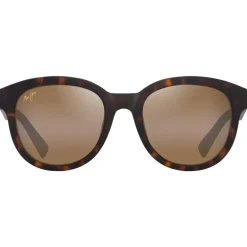 Lunettes Femme|Lunettes Polarisées<Maui Jim Lunettes de soleil Ihupani Asian Fit Havane Foncé Mat Bronze Hcl MauiPure