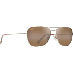 Online Lunettes de soleil Naauao Doré Clair Brillant Rouge Marron Bronze HCL MauiPure Femme Lunettes Polarisées|Lunettes Femme