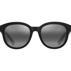 New Lunettes de soleil Ihupani Asian Fit Noir Mat Gris Neutre MauiPure Femme Lunettes Polarisées|Lunettes Femme