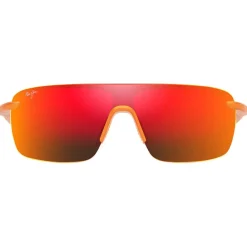 Outlet Lunettes de soleil Palulu Metal Matte Orange Hawaii Lava MauiBrilliant Femme Lunettes Femme|Lunettes Homme