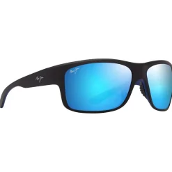 Sale Lunettes de soleil Southern Cross Noir Mat Bleu Bleu Hawai Minéral Superthin Femme Lunettes Femme|Lunettes Polarisées