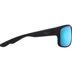 Sale Lunettes de soleil Southern Cross Noir Mat Bleu Bleu Hawai Minéral Superthin Femme Lunettes Femme|Lunettes Polarisées